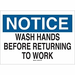 Brady 25149 Personal Hygiene Sign
