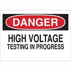 Brady 25549 Electrical Safety Sign