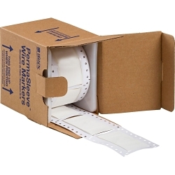 Brady LSZH-2000-2-WT-S Wire Marking Sleeve