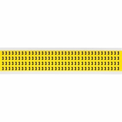 Brady 3400-3 Number Label