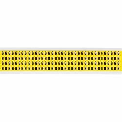 Brady 3400-6 Number Label