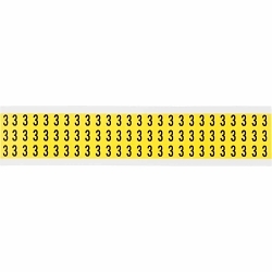 Brady 3410-3 Number Label