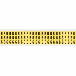 Brady 3410-6 Number Label