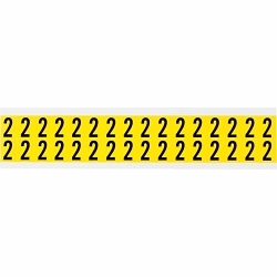 Brady 3420-2 Number Label