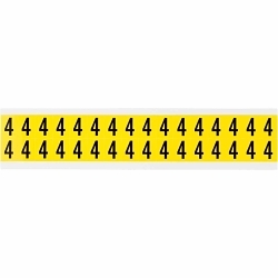 Brady 3420-4 Number Label
