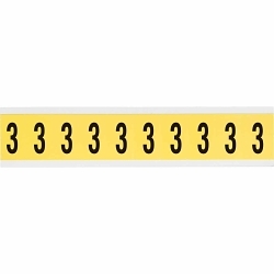 Brady 3430-3 Number Label