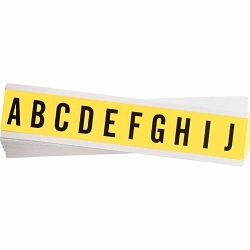 Brady 3430-LTRKIT Letter Label Kit