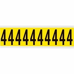 Brady 3440-4 Number Label