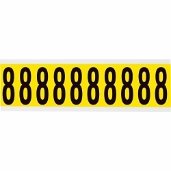 Brady 3440-8 Number Label