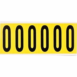 Brady 3450-0 Number Label