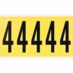 Brady 3460-4 Number Label