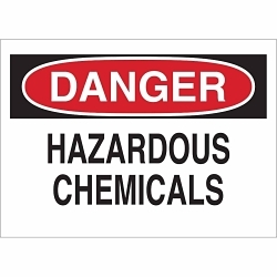 Brady 70372 Chemical and Hazardous Material Sign