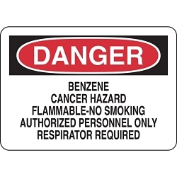 Brady 43353 Chemical and Hazardous Material Sign