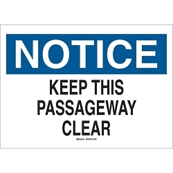 Brady 25828 Traffic Control Sign