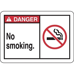 Brady 46768 No Smoking Sign