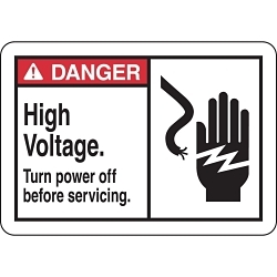Brady 83732 Danger Safety Sign
