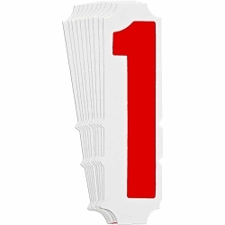 Brady 5160P-1 Quik-Align Self-Spacing Numbers