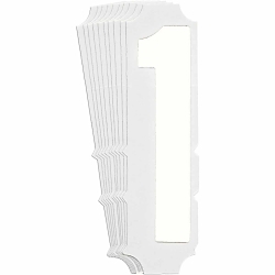 Brady 5170P-1 Quik-Align Self-Spacing Numbers