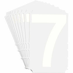 Brady 5170P-7 Quik-Align Self-Spacing Numbers