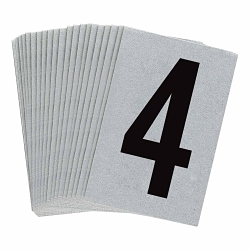 Brady 5900-4 Bradylite Number Label