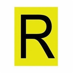 Brady 3420-R Letter Label