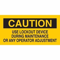 Brady 60170 Lockout Sign