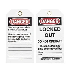 Brady 65454 Lockout Tag