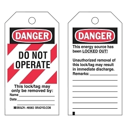 Brady 65520 Lockout Tag