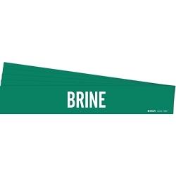 Brady B33-7-422 B33 Die-cut Acrylic Adhesive Labels, 1.25 in H x 2.75 in W, Polyester