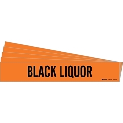 Brady B33-53-422 B33 Die-cut Acrylic Adhesive Labels, 0.5 in H x 2 in W, Polyester