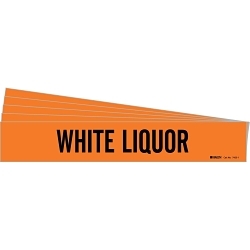 Brady B33-88-499 B33 Die-cut Nylon Cloth Label, 0.75 in L x 1 in W, White, Nylon