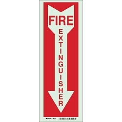 Brady 80460 Fire and Emergency Sign
