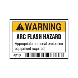Brady 81104 Arc Flash Protection Label