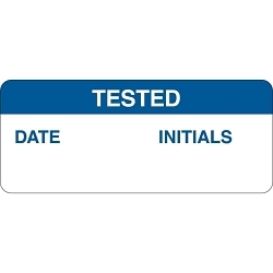 Brady 82588 Write-On Inspection Label
