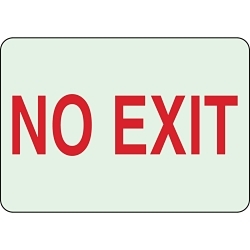 Brady 85480 Exit and Directional Sign