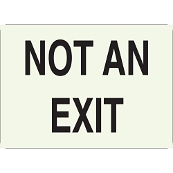 Brady 85523 Exit Sign