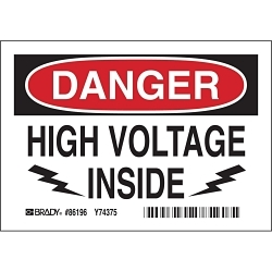 Brady 86196 Chemical and Hazardous Material Sign