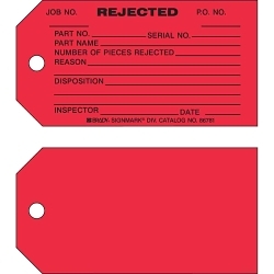 Brady 86781 Production Status Tag