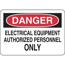 Brady 87754 Electrical Hazard Sign