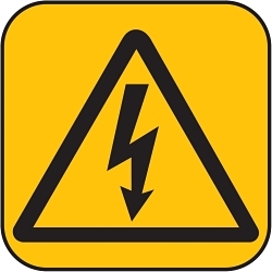 Brady 89153 Square Electrical Safety Sign