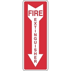 Brady 90367 Fire Extinguisher Sign