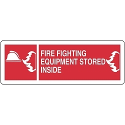 Brady 90560 Glo Fire and Emergency Sign