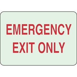 Brady 90944 Exit and Directional Sign