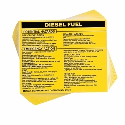 Brady 93522 Hazardous Material Label