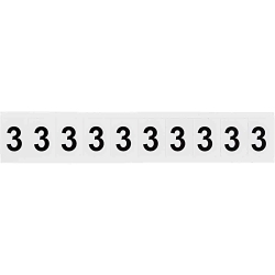 Brady 9713-3 Number Label