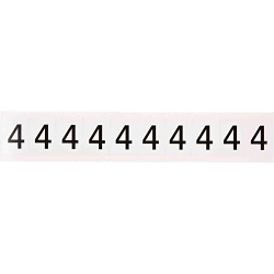 Brady 9713-4 Number Label