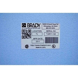 Brady B30C-3000-438-SL B30 Printer Label, 100 ft L x 3 in W, Silver, B-438 Polyester