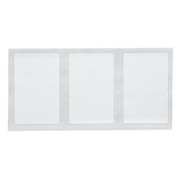 Brady B33-24-423 B33 Die-cut Polyester Labels, 1.75 in L x 2.75 in W, White, Polyester