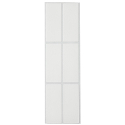 Brady B33-325-498 B33 Die-cut Vinyl Label, 2.5 in L x 1 in W, White, Self-laminating Vinyl