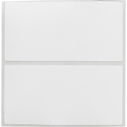 Brady B33-55-425 B33 Die-cut Polypropylene Label, 2 in H x 4 in W, Polypropylene